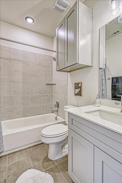 Furnished interior view inside a new home in Townhomes at Gattis, Round Rock (Image 12). Furnished interior view inside a new home in Townhomes at Gattis, Round Rock (Image 12).