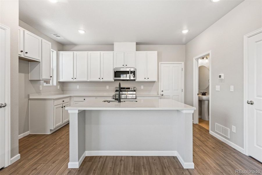 Furnished interior view inside a new home in Spring Valley, Longmont (Image 10).