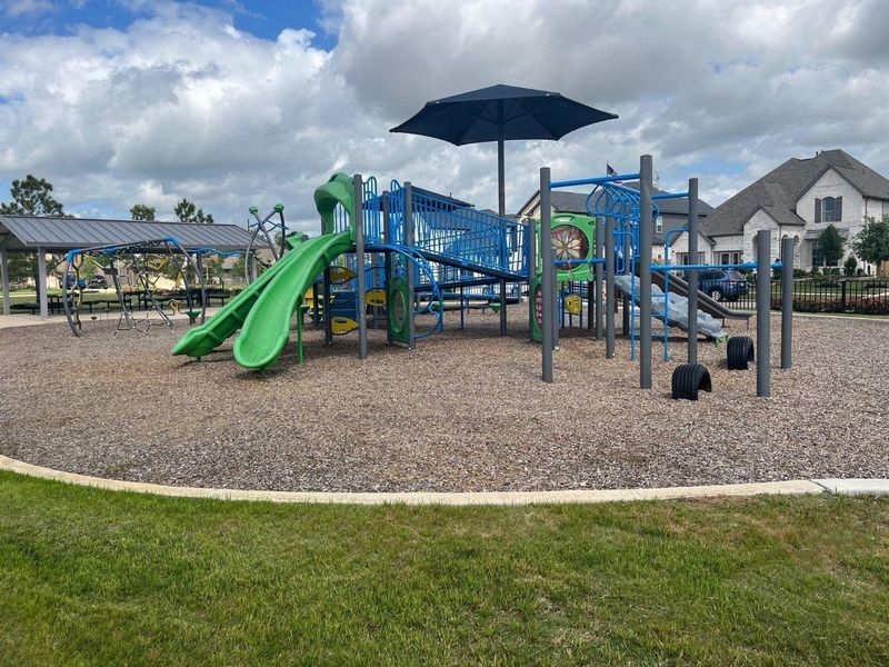 Katy Lakes includes playgrounds for the kids to enjoy.