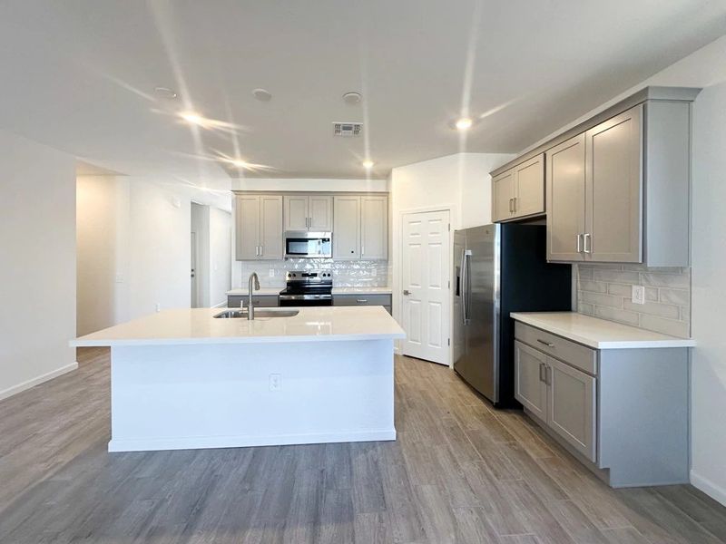 Kitchen featuring the Milan Collection