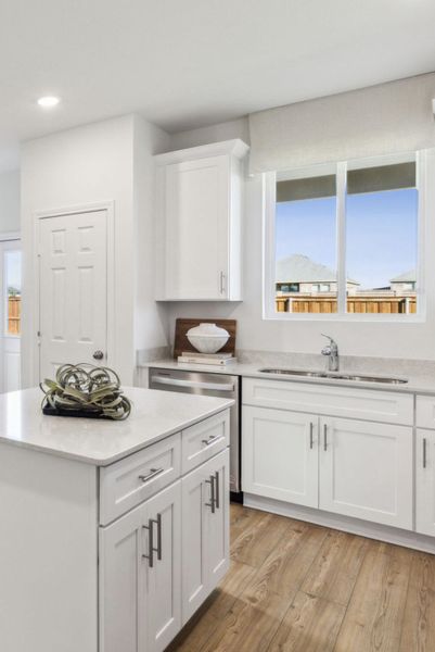 Representative furnished interior of a home built from the Taft by Centex in Mobberly Farms, Pilot Point (Image 7).