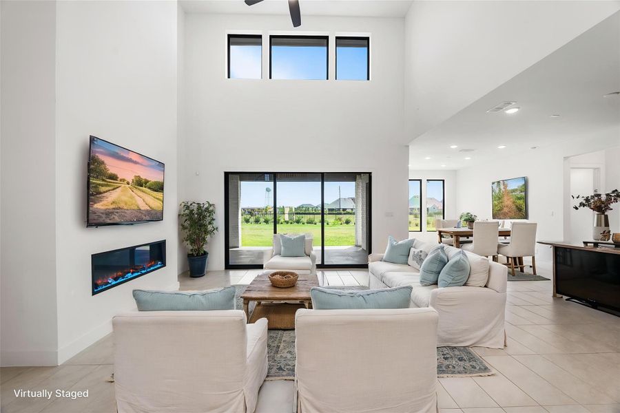 Furnished interior view inside a new home in Harvest Green, Richmond (Image 6).