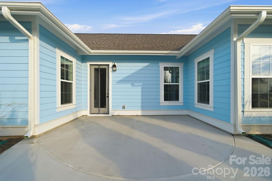 Exterior details and patio area of a home in Riverwalk, Rock Hill (Image 21). Exterior details and patio area of a home in Riverwalk, Rock Hill (Image 21).