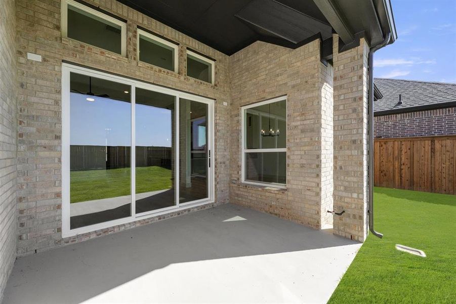 Exterior details and patio area of a home in Polo Ridge, Mesquite (Image 4). Exterior details and patio area of a home in Polo Ridge, Mesquite (Image 4).