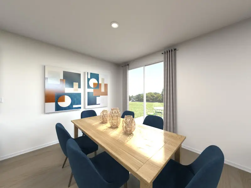 Furnished interior view inside a new home in Hillside Groves, Howey-in-the-Hills (Image 4).