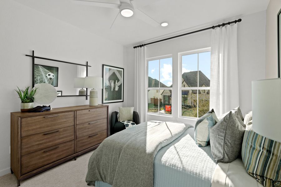 Furnished interior view inside a new home in Elyson 45' & 70', Katy (Image 37).