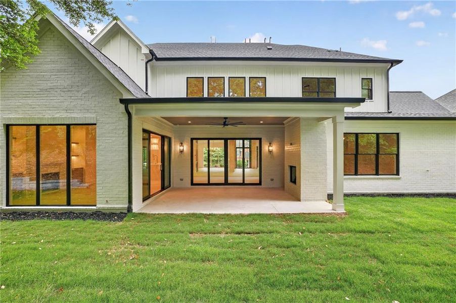 Exterior details and patio area of a home in , Alpharetta (Image 4).