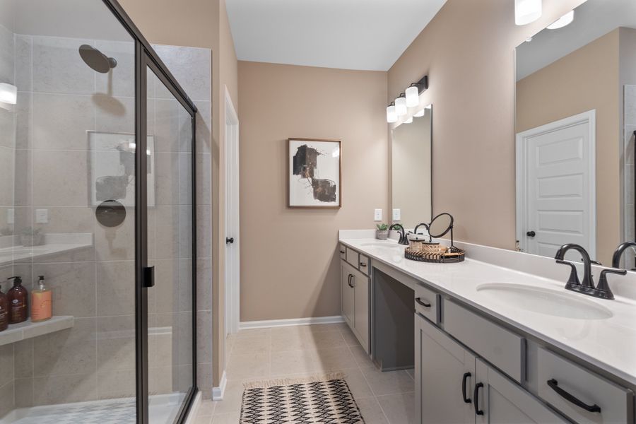 Furnished interior view inside a new home in Franklin Manor, Lawrenceville (Image 12).