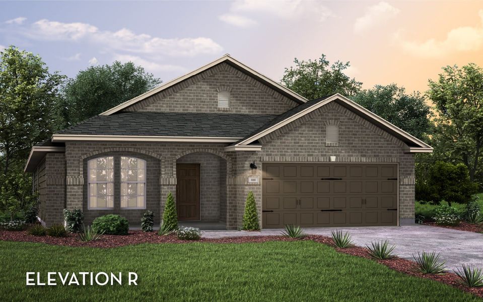 Front exterior of a new home in Westridge, McKinney, TX, highlighting curb appeal (Image 2). Front exterior of a new home in Westridge, McKinney, TX, highlighting curb appeal (Image 2).