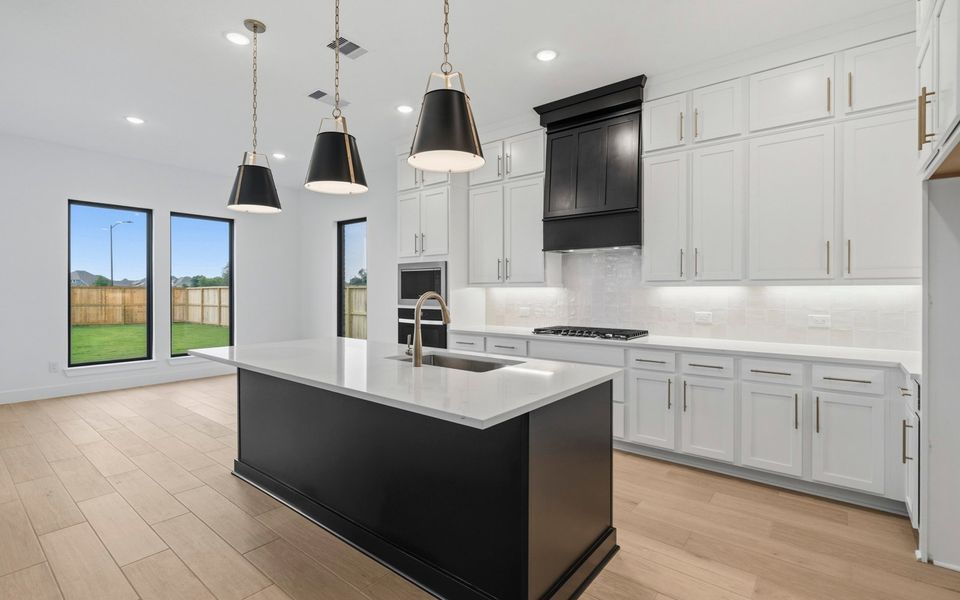 Furnished interior view inside a new home in Elyson, Katy (Image 10).