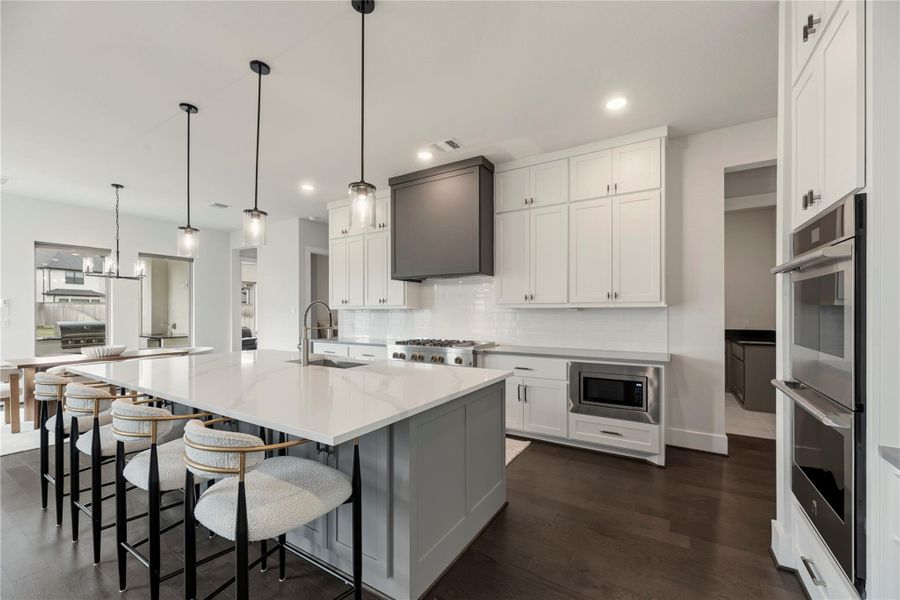 Furnished interior view inside a new home in , Cypress (Image 10).