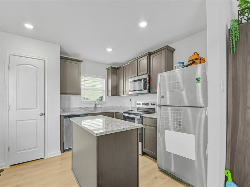 Furnished interior view inside a new home in Retreat at Fossil Creek, Fort Worth (Image 17). Furnished interior view inside a new home in Retreat at Fossil Creek, Fort Worth (Image 17).