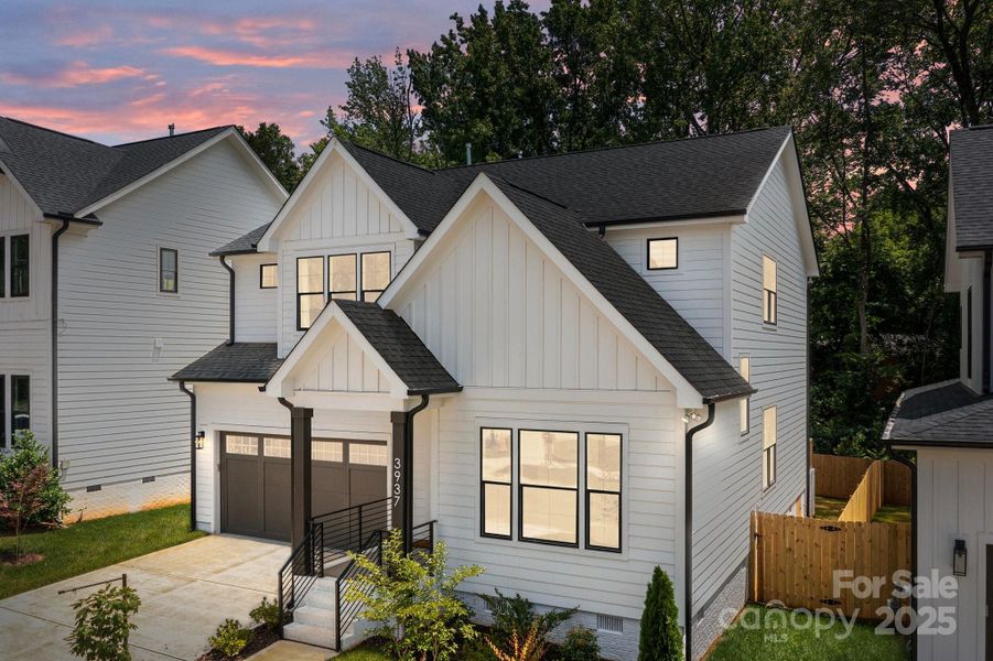 Front exterior of a new home in , Charlotte, NC, highlighting curb appeal (Image 20).