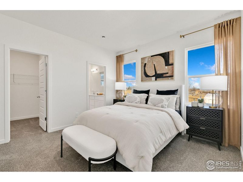 Furnished interior view inside a new home in Sage Meadows, Wellington (Image 11).