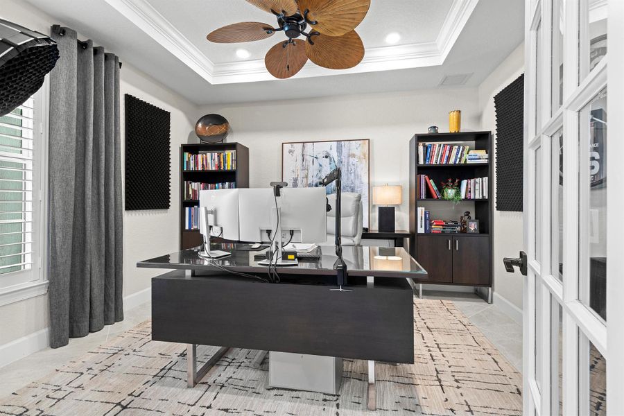 Furnished interior view inside a new home in Del Webb Tradition, Port St. Lucie (Image 42). Furnished interior view inside a new home in Del Webb Tradition, Port St. Lucie (Image 42).