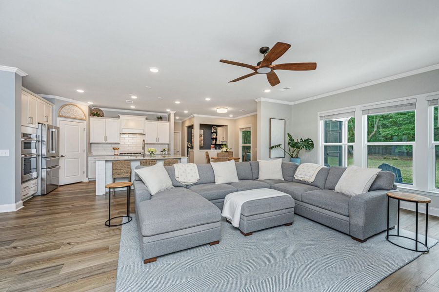 Furnished interior view inside a new home in Sea Island Preserve, Johns Island (Image 67).