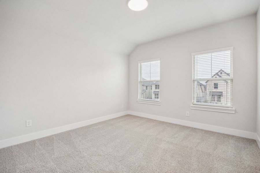 Representative unfurnished interior of a home built from the Majestic by Centre Living Homes in Painted Tree Woodland West, McKinney (Image 31). Representative unfurnished interior of a home built from the Majestic by Centre Living Homes in Painted Tree Woodland West, McKinney (Image 31).
