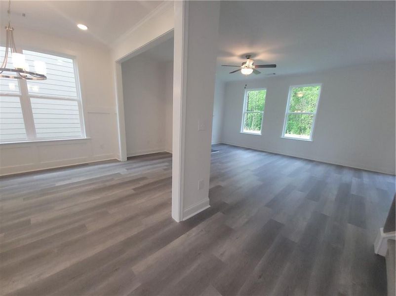 Spacious, unfurnished interior of a new home in Clark Farms, Flowery Branch (Image 20).