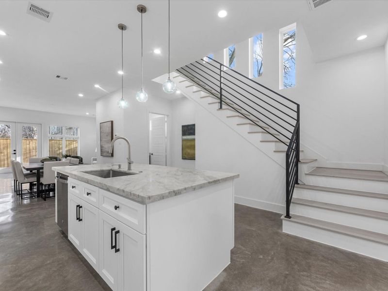 Furnished interior view inside a new home in , Houston (Image 16).