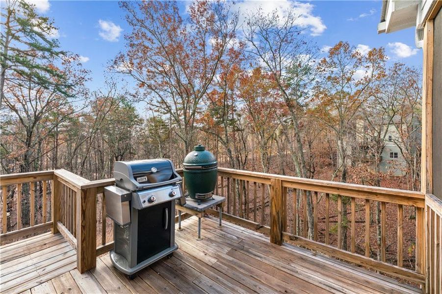 Exterior details and patio area of a home in , Waleska (Image 23).