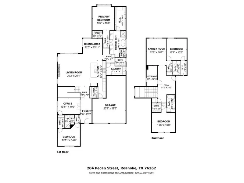 2D floor plan layout of this home in , Roanoke, TX (Image 4). 2D floor plan layout of this home in , Roanoke, TX (Image 4).
