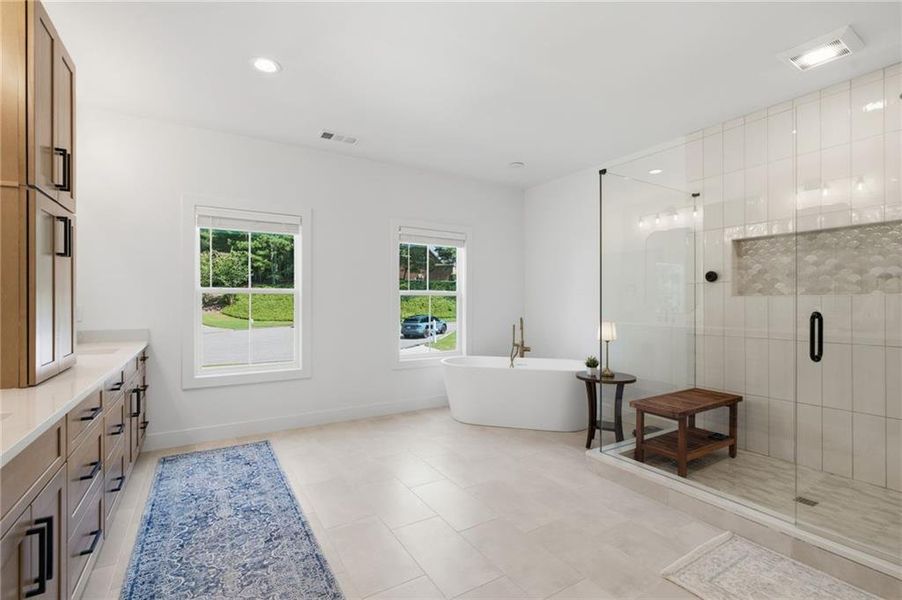 Furnished interior view inside a new home in , Cumming (Image 34).