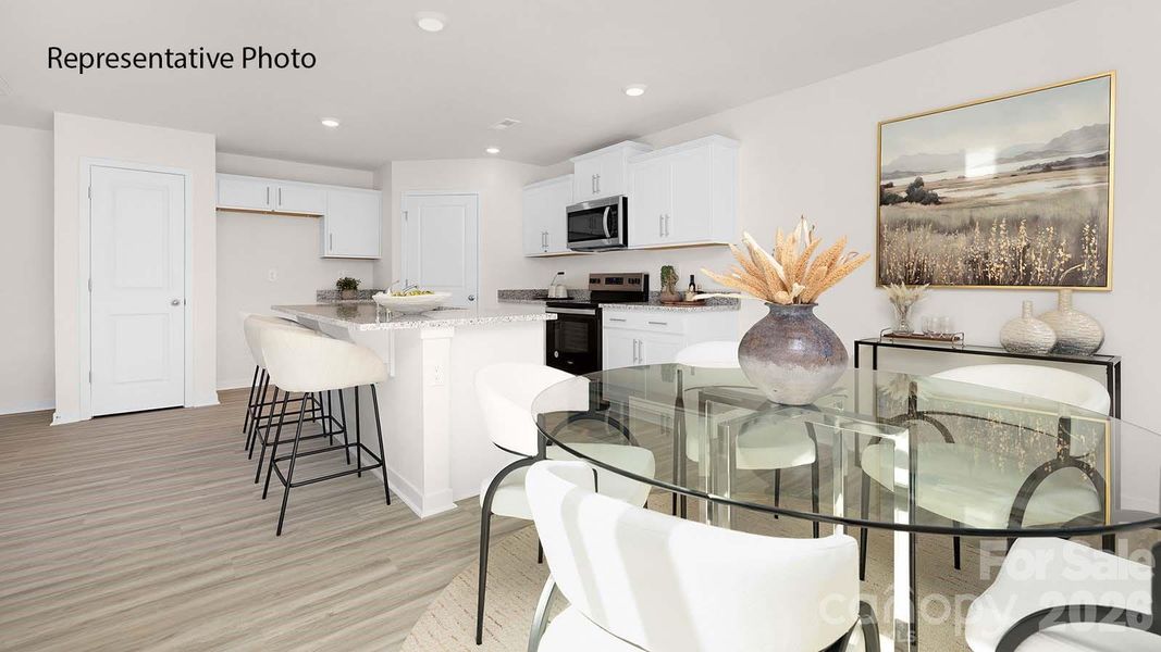 Furnished interior view inside a new home in Woodhaven at Chester, Chester (Image 7).