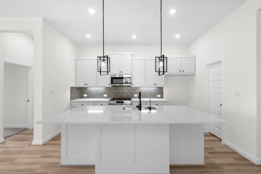 Furnished interior view inside a new home in Mayfair, New Braunfels (Image 4).