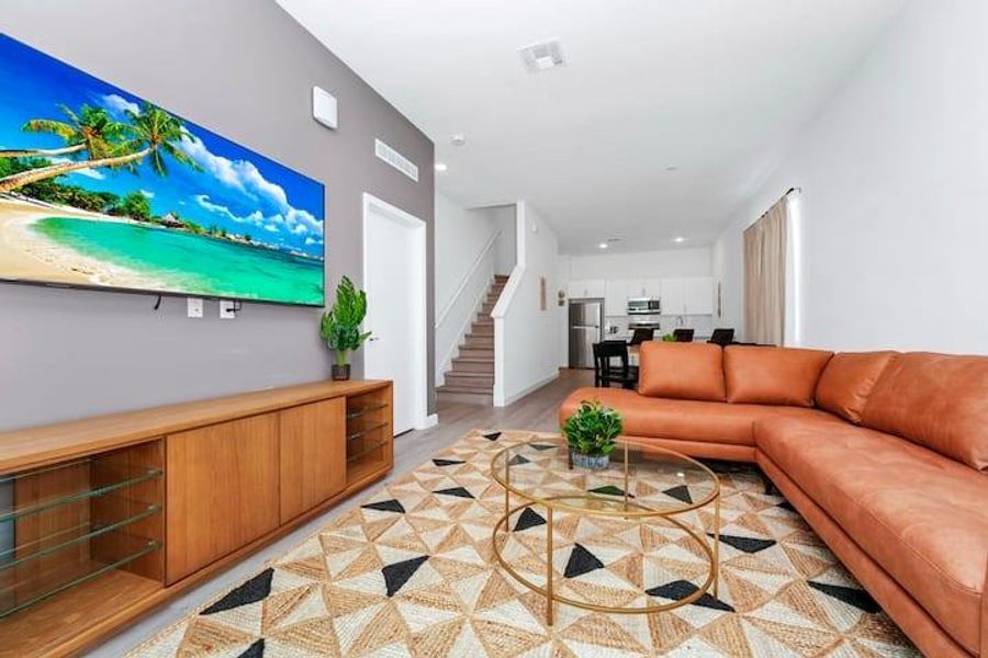 Furnished interior view inside a new home in , Davenport (Image 10).
