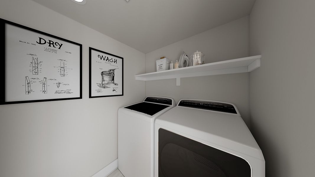 Furnished interior view inside a new home in Prairie Collection at The Meadows, Denton (Image 10). Furnished interior view inside a new home in Prairie Collection at The Meadows, Denton (Image 10).