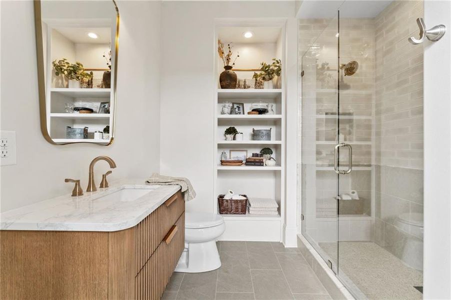 Furnished interior view inside a new home in , Marietta (Image 38).