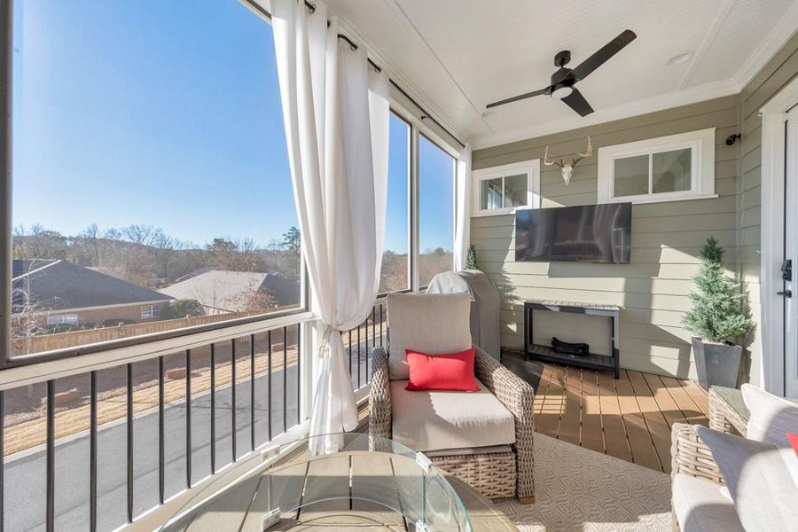Exterior details and patio area of a home in , Woodstock (Image 25).