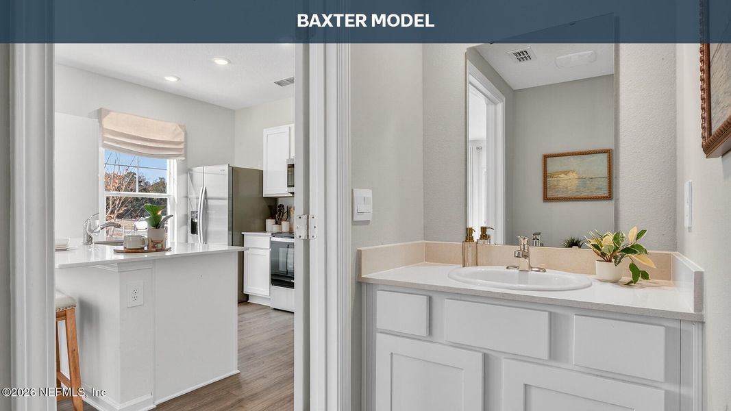 Furnished interior view inside a new home in Liberty Cove, Yulee (Image 7). Furnished interior view inside a new home in Liberty Cove, Yulee (Image 7).