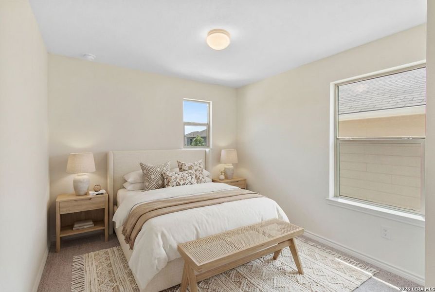 Furnished interior view inside a new home in Cove at Westover Hills, San Antonio (Image 18).