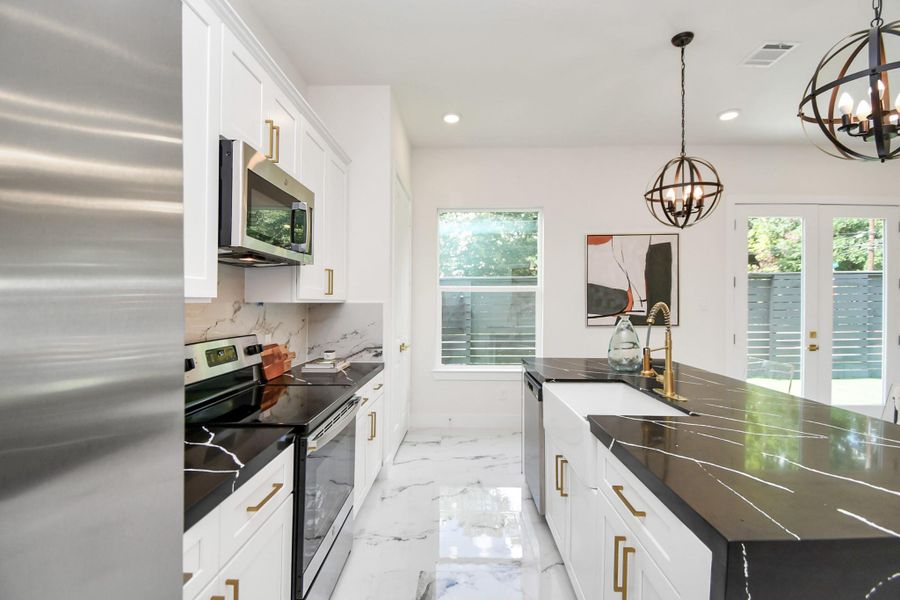 Furnished interior view inside a new home in , Houston (Image 15). Furnished interior view inside a new home in , Houston (Image 15).