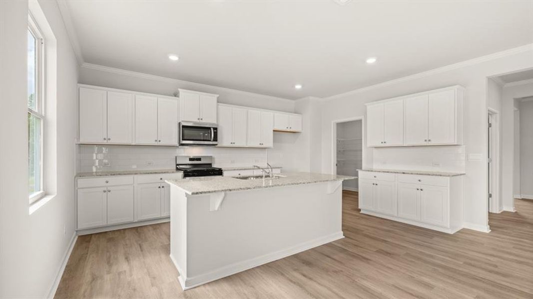 Furnished interior view inside a new home in Sheffield Highlands, Dallas (Image 8).