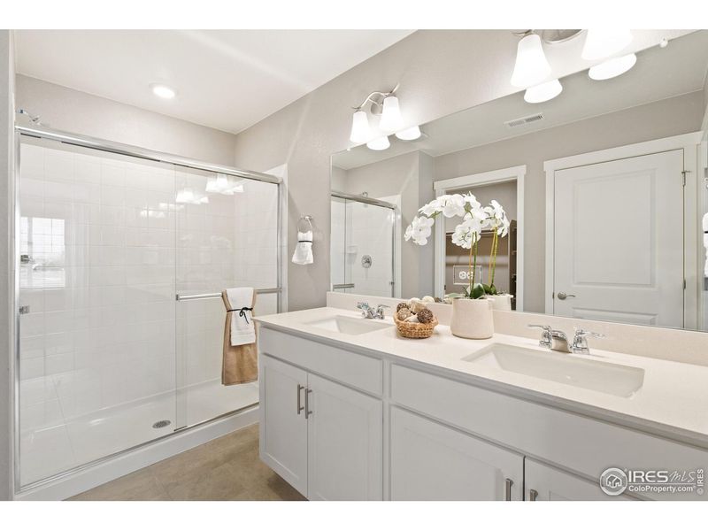 Furnished interior view inside a new home in Fossil Creek Ranch, Windsor (Image 22).