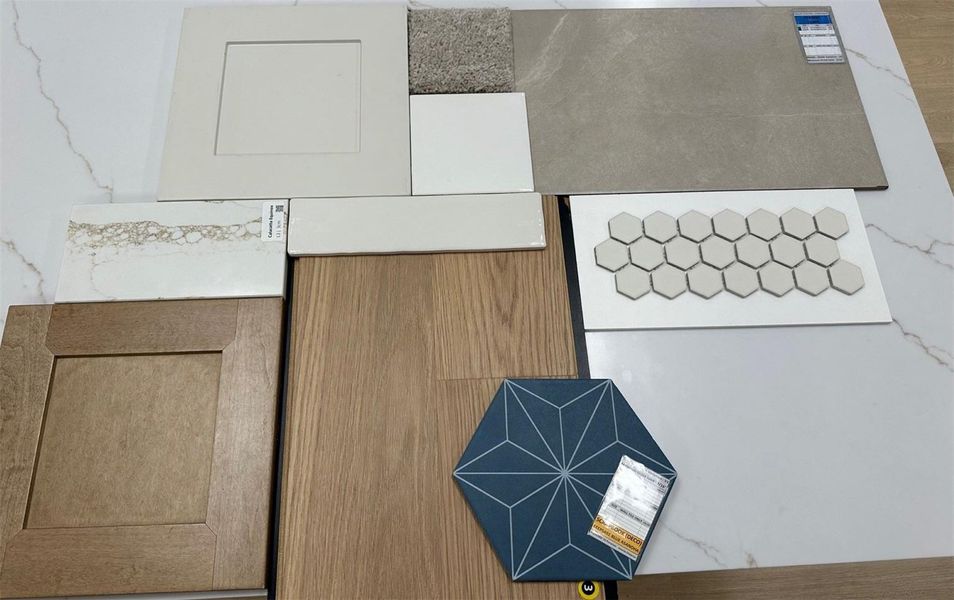 Sample of building materials used in homes in Goodnight Ranch, Austin (Image 25).