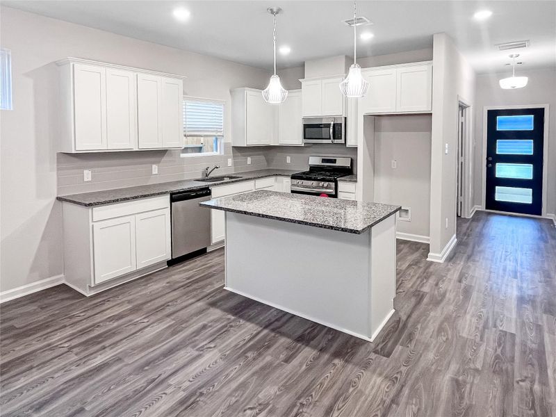 The Kettering II- Kitchen. Home under construction, images used for illustrative purposes only, colors and options will vary. The Kettering II- Kitchen. Home under construction, images used for illustrative purposes only, colors and options will vary.