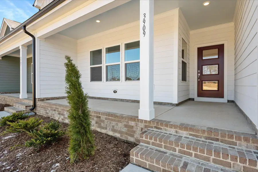 Representative exterior details of a home built from the Someway Somehow by Garman Homes in Allen Park, Raleigh (Image 4). Representative exterior details of a home built from the Someway Somehow by Garman Homes in Allen Park, Raleigh (Image 4).
