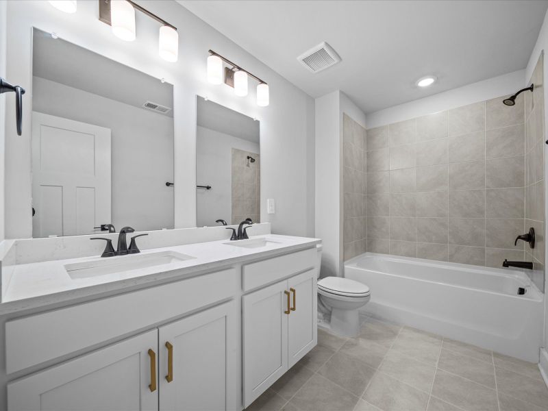 Furnished interior view inside a new home in Cedar Shoals - Signature Collection, Piedmont (Image 8).