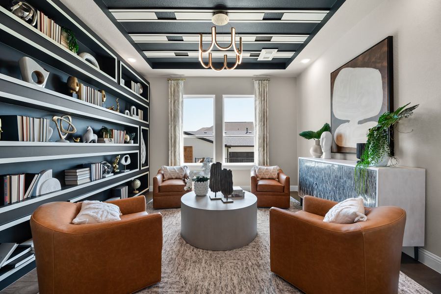 Furnished interior view inside a new home in Sweetgrass, Haslet (Image 22).