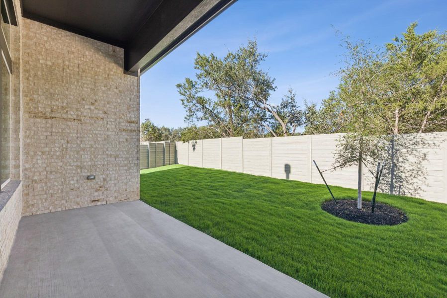 Covered Back Porch View Covered Back Porch View