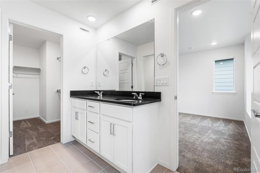 Furnished interior view inside a new home in Painted Prairie, Aurora (Image 19).