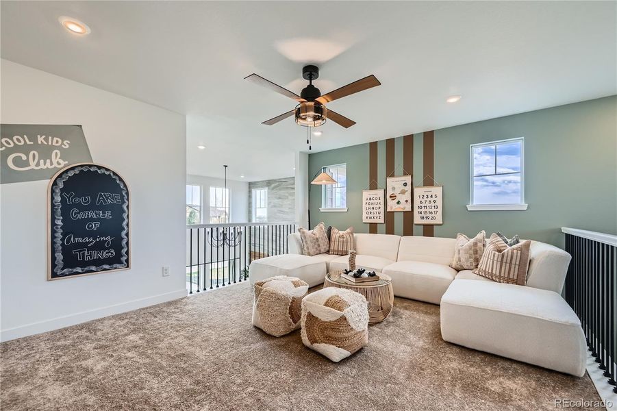Furnished interior view inside a new home in Riano Ridge: The Grand Collection, Loveland (Image 3).