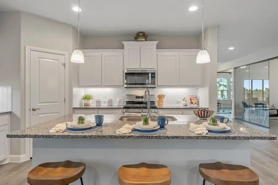 Furnished interior view inside a new home in , Justin (Image 14).