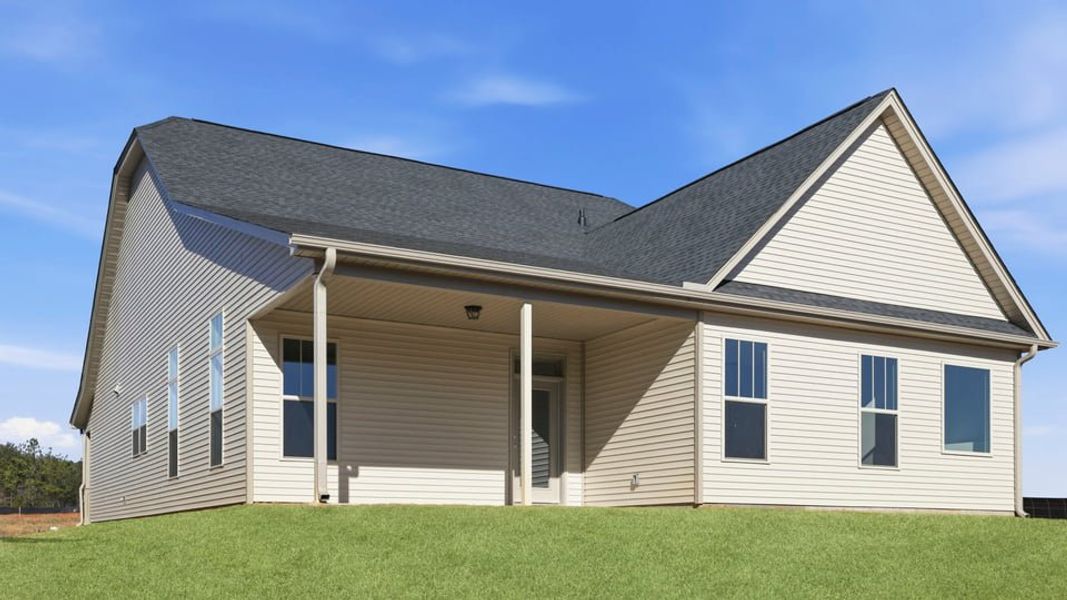 Exterior details and patio area of a home in Arrowood Acres, Enoree (Image 20). Exterior details and patio area of a home in Arrowood Acres, Enoree (Image 20).