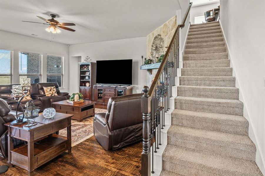 Furnished interior view inside a new home in , Blue Ridge (Image 23). Furnished interior view inside a new home in , Blue Ridge (Image 23).