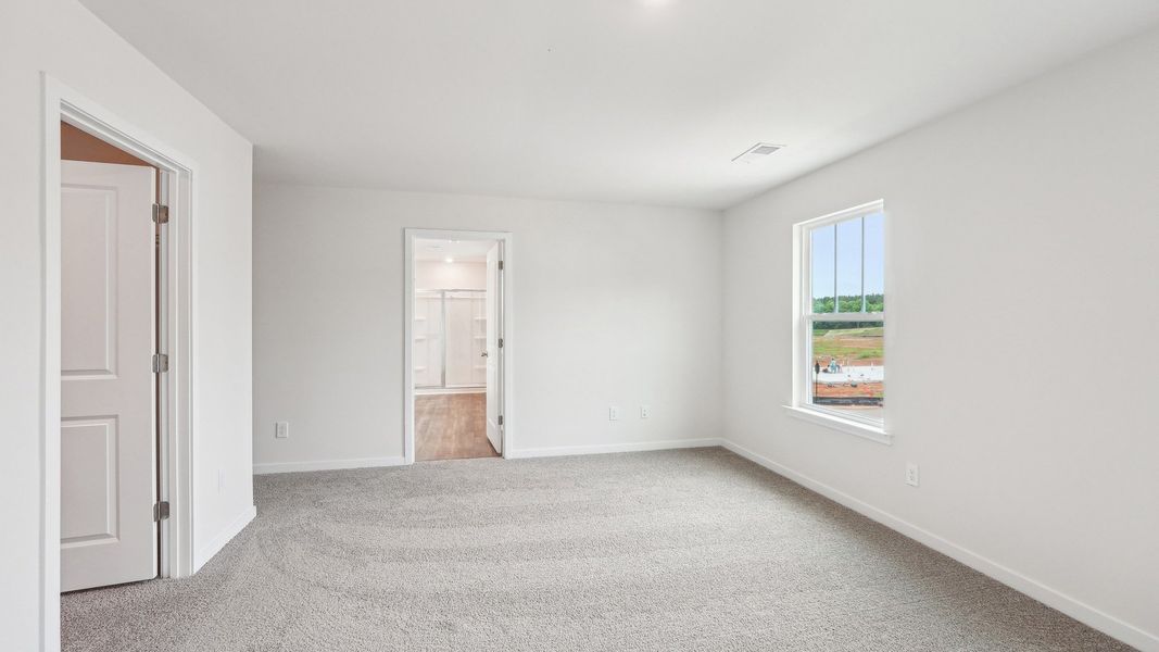 Spacious, unfurnished interior of a new home in Reedy Creek Preserve, Charlotte (Image 22).