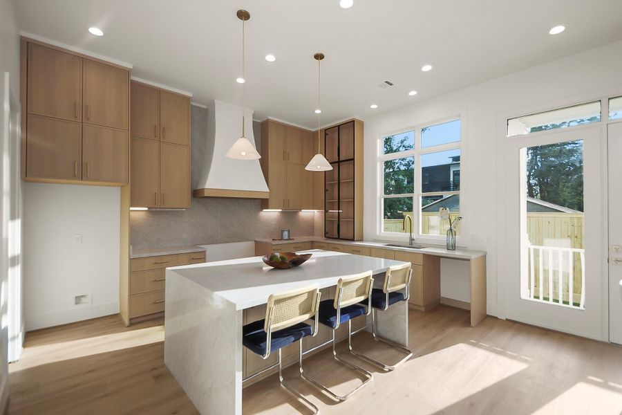 Furnished interior view inside a new home in , Houston (Image 9).